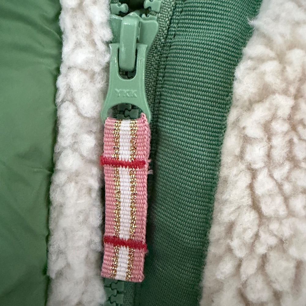 Boden Girls' Borg Spring Fleece Coat, Size 11-12 years - Picture 6 of 8